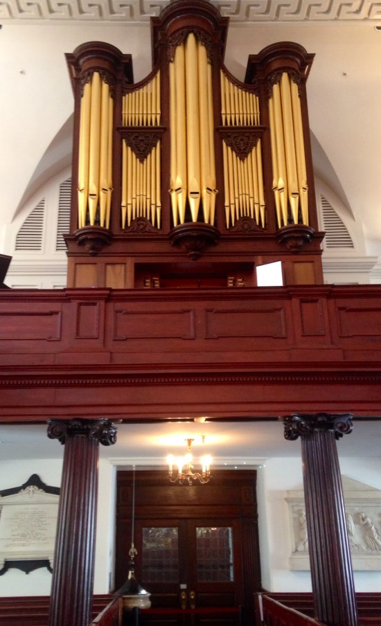 Inside the oldest church in Charleston