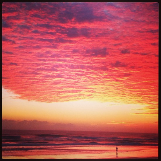 Sunrise over Daytona Beach